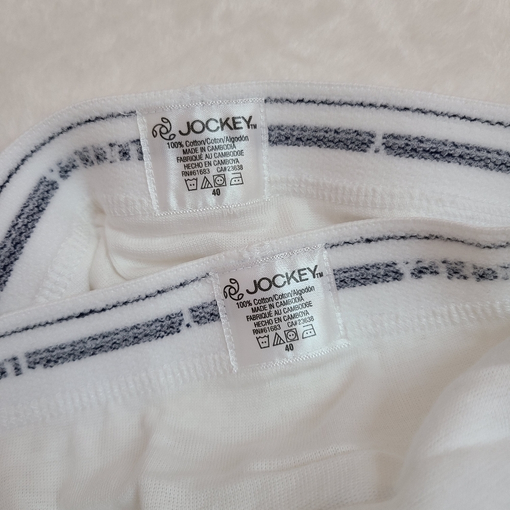 Jockey Men's 2pk Classic Cotton Full Rise Briefs Size 40 (XL) - Picture 5 of 7
